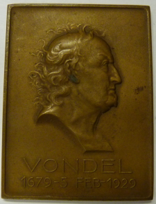 Plaquette Vondel 1929